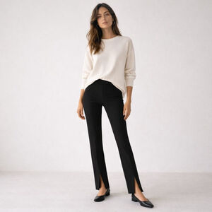 COS Black Split Hem Leggings Sz S